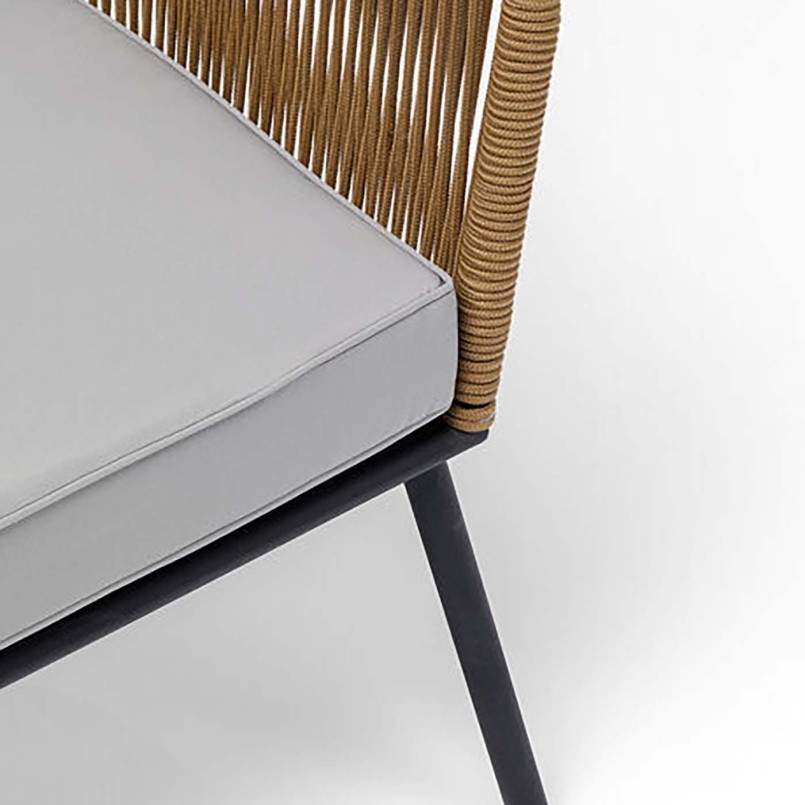 Brown and grey garden furniture - Elba - Kare Design