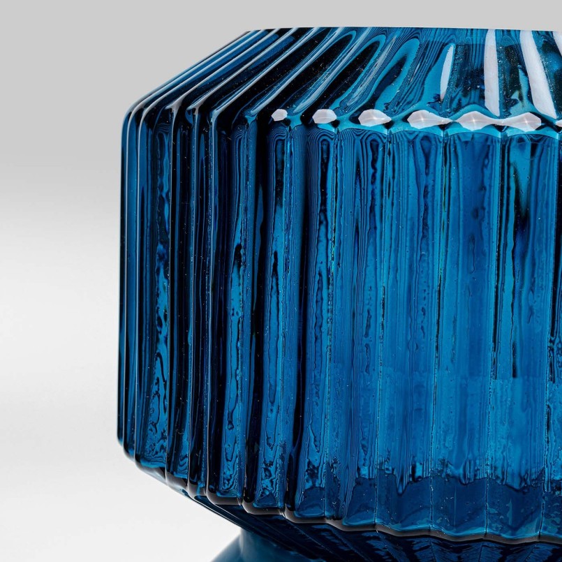 Vase en verre bleu - Marvelous Duo - Kare Design