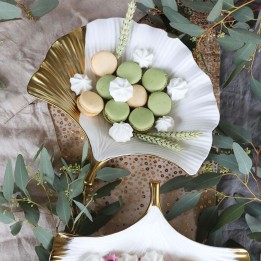 Coupe feuille de ginkgo côté doré - Kare Design