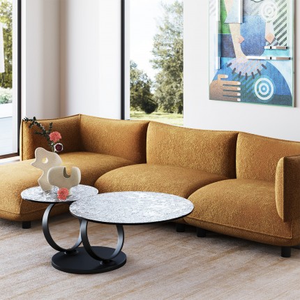 Canapé d'angle gauche Gigi marron Kare Design