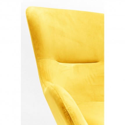Fauteuil à bascule Oslo jaune Kare Design