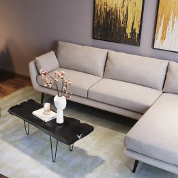 Table basse en bois noire - Aspen - Kare Design