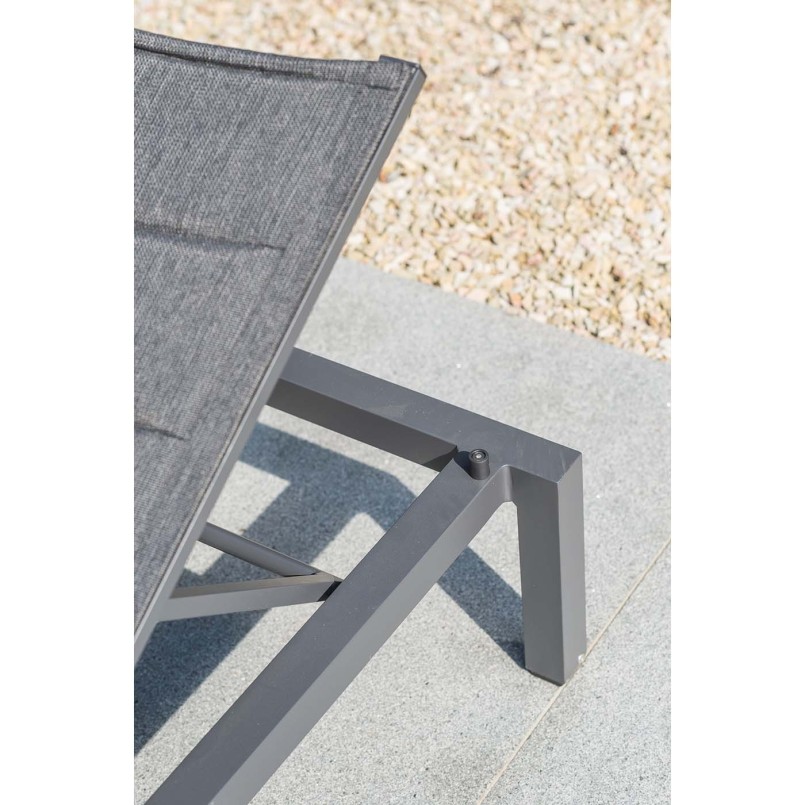 Recamiere Tremezzo black Gescova