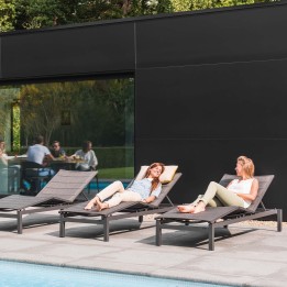 Recamiere Tremezzo black Gescova