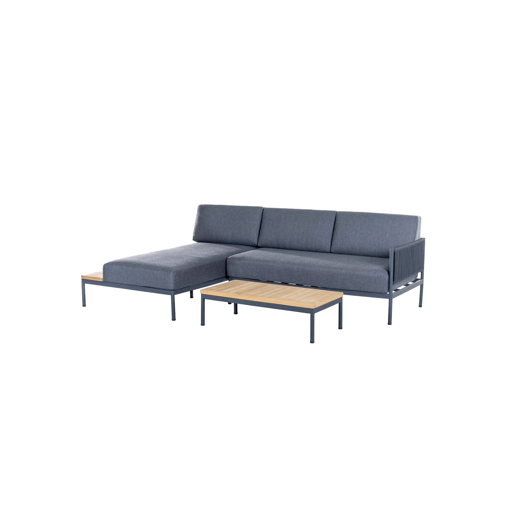 Outdoor Set Alba charcoal grey Kare Design