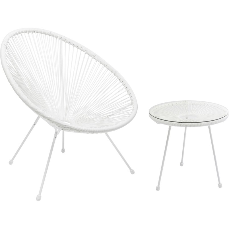 Ensemble Acapulco blanc (2-parts)