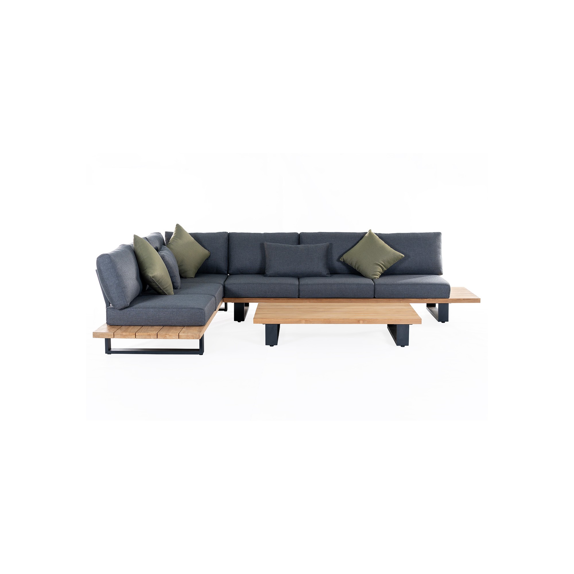 Outdoor Set Valdez charcoal grey Gescova