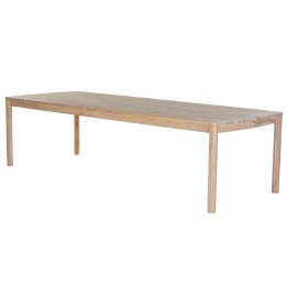 Solid teak garden table - Tunis - Gescova