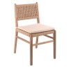 Chaise de jardin en teck et corde - Menorca - Gescova