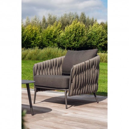 Fauteuil de jardin Vigo gris anthracite Gescova