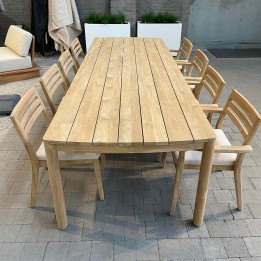 Garden chair with teak armrests - Marrakesh - Gescova
