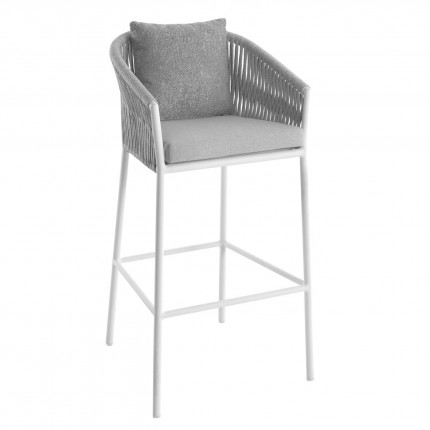 Bar stool Gabon white Gescova