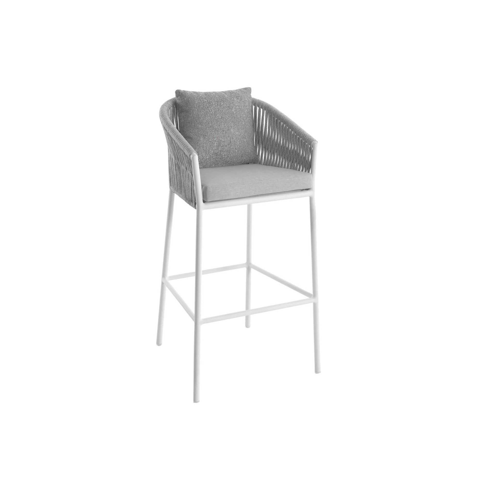 Bar stool Gabon white Gescova