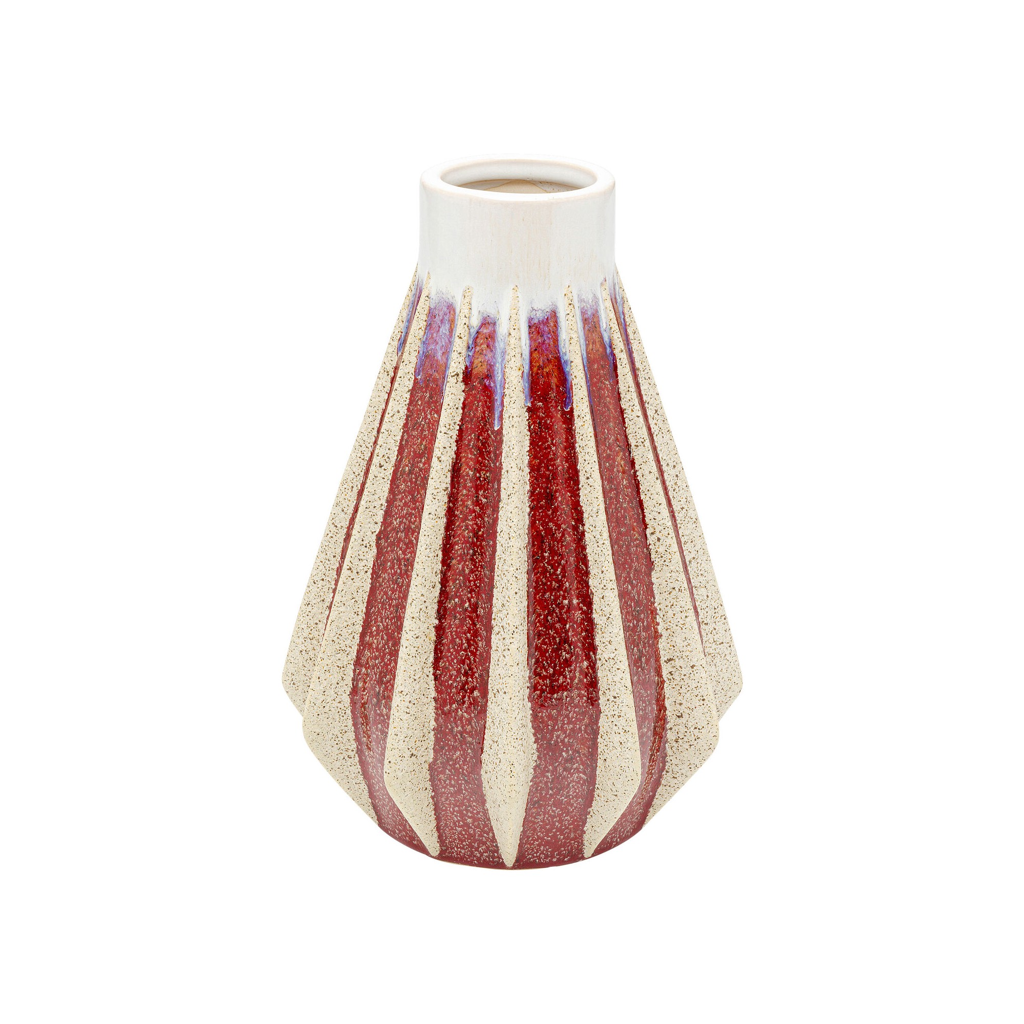 Vase Tic Tac rouge 24cm