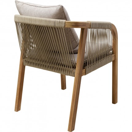 Chaise de jardin avec accoudoirs Marbella Kare Design