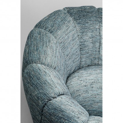 Fauteuil pivotant Fiori bleu Kare Design