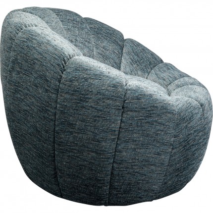 Fauteuil pivotant Fiori bleu Kare Design