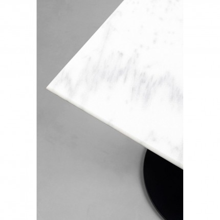 Table Bistrot Capri marbre blanc 70x70cm Kare Design