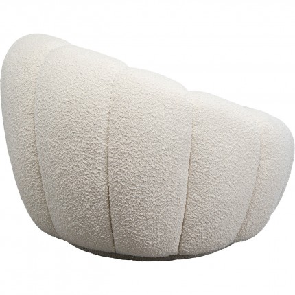 Fauteuil pivotant Peppo Bloom blanc Kare Design