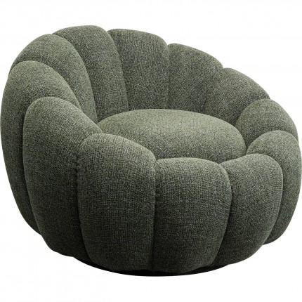 Fauteuil pivotant Peppo Bloom Melange vert Kare Design