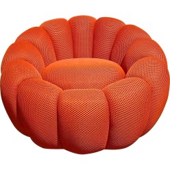 Fauteuil pivotant Peppo Bloom orange
