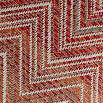 Tapis Zigzag rouge 330x230cm Kare Design