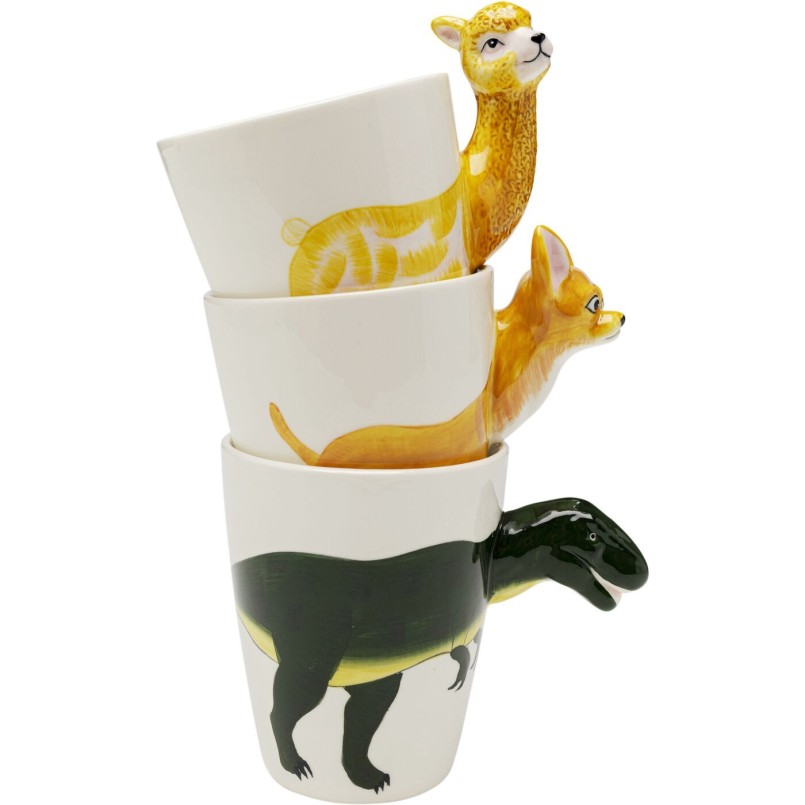 Yellow chihuahua mugs - Kare Design