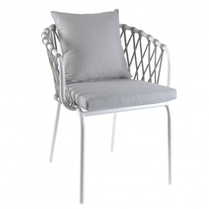 Outdoor chair with armrests Eden white Gescova Outdoor chair with armrests Eden white Gescova