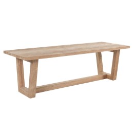 Garden table in reclaimed teak - Dundee - Gescova