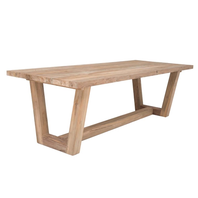 Garden table in reclaimed teak - Dundee - Gescova