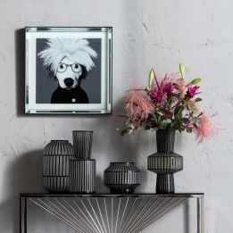 Contemporary black vase - Roulette - Kare Design