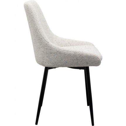 Chaise East Side Melange crème Kare Design