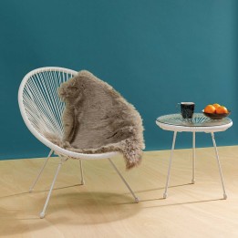 Peau de mouton grise - Heidi - Kare Design