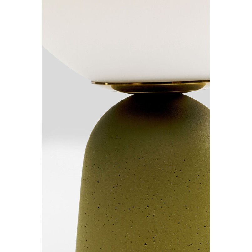 Lampe à poser Bollie vert 33cm