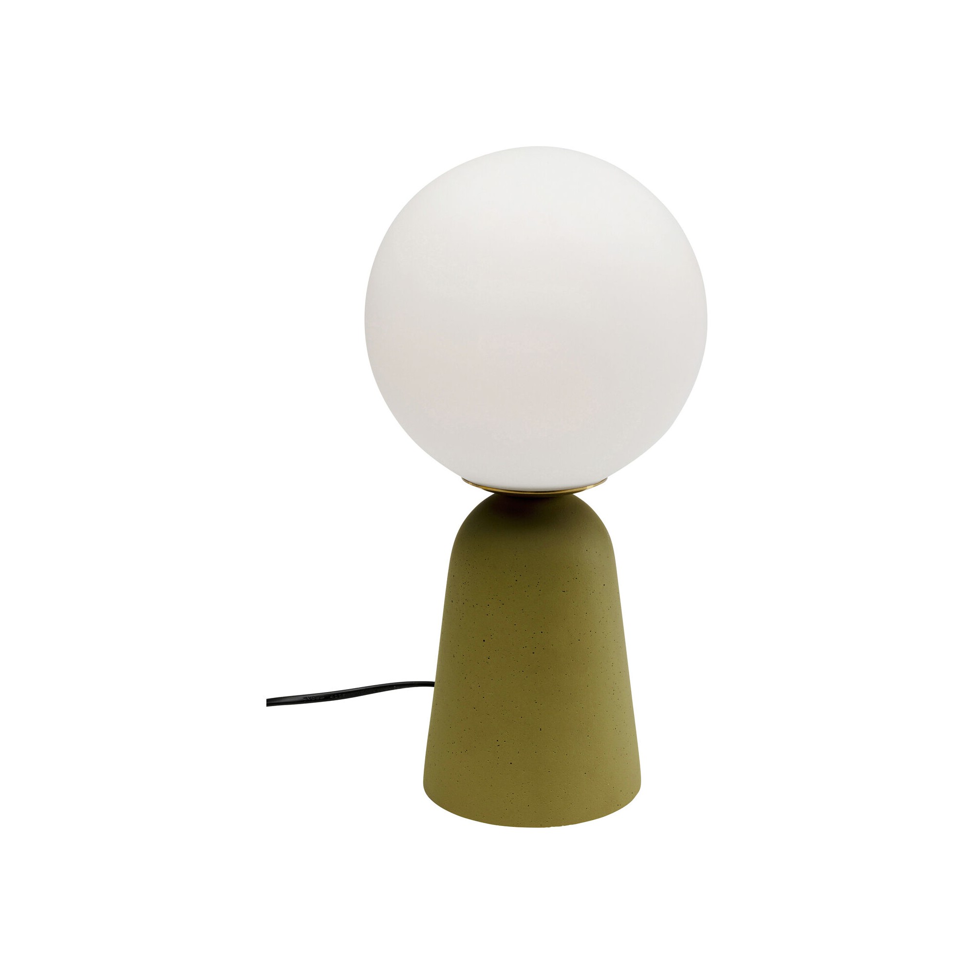 Lampe à poser Bollie vert 33cm