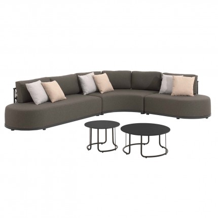 Outdoor Set Lagos charcoal grey Gescova