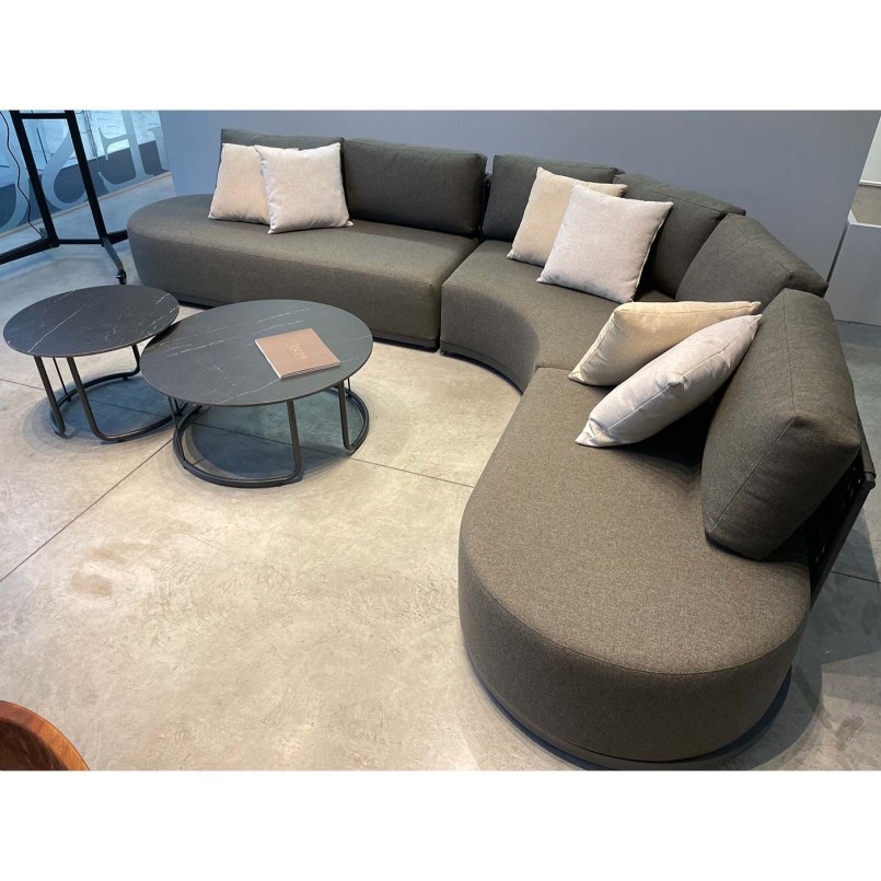 Dark grey corner sofa and two coffee tables - Lagos - Gescova