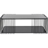 Table basse Wire Double noir 120x60cm