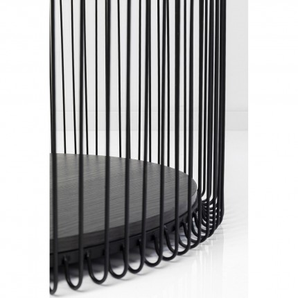 Tables basses Wire Double bois noir set de 2 Kare Design