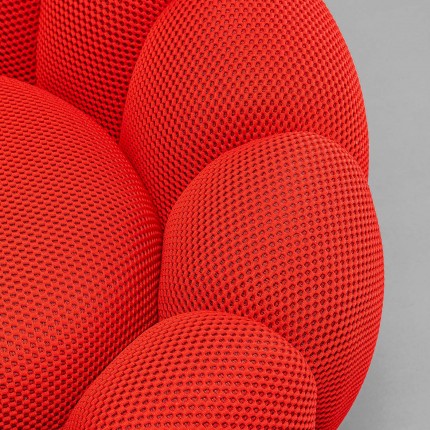 Fauteuil pivotant Peppo Bloom rouge Kare Design