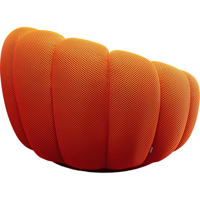 Orange swivel armchair - Peppo Bloom - Kare Design