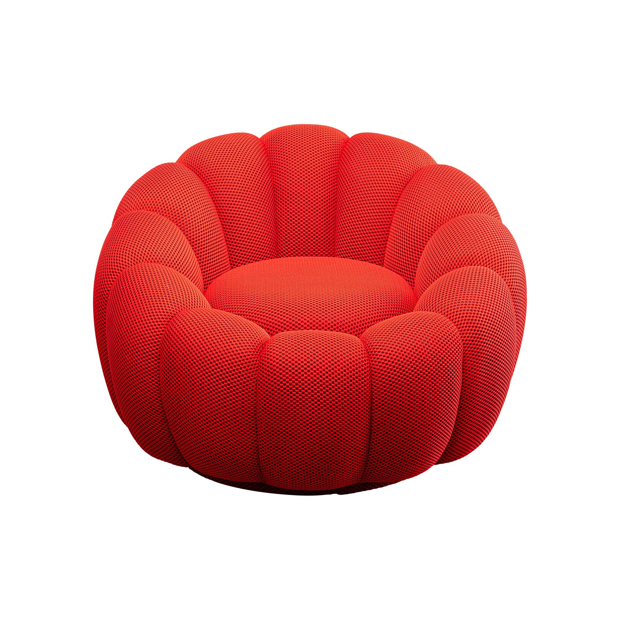 Fauteuil pivotant Peppo Bloom rouge Kare Design