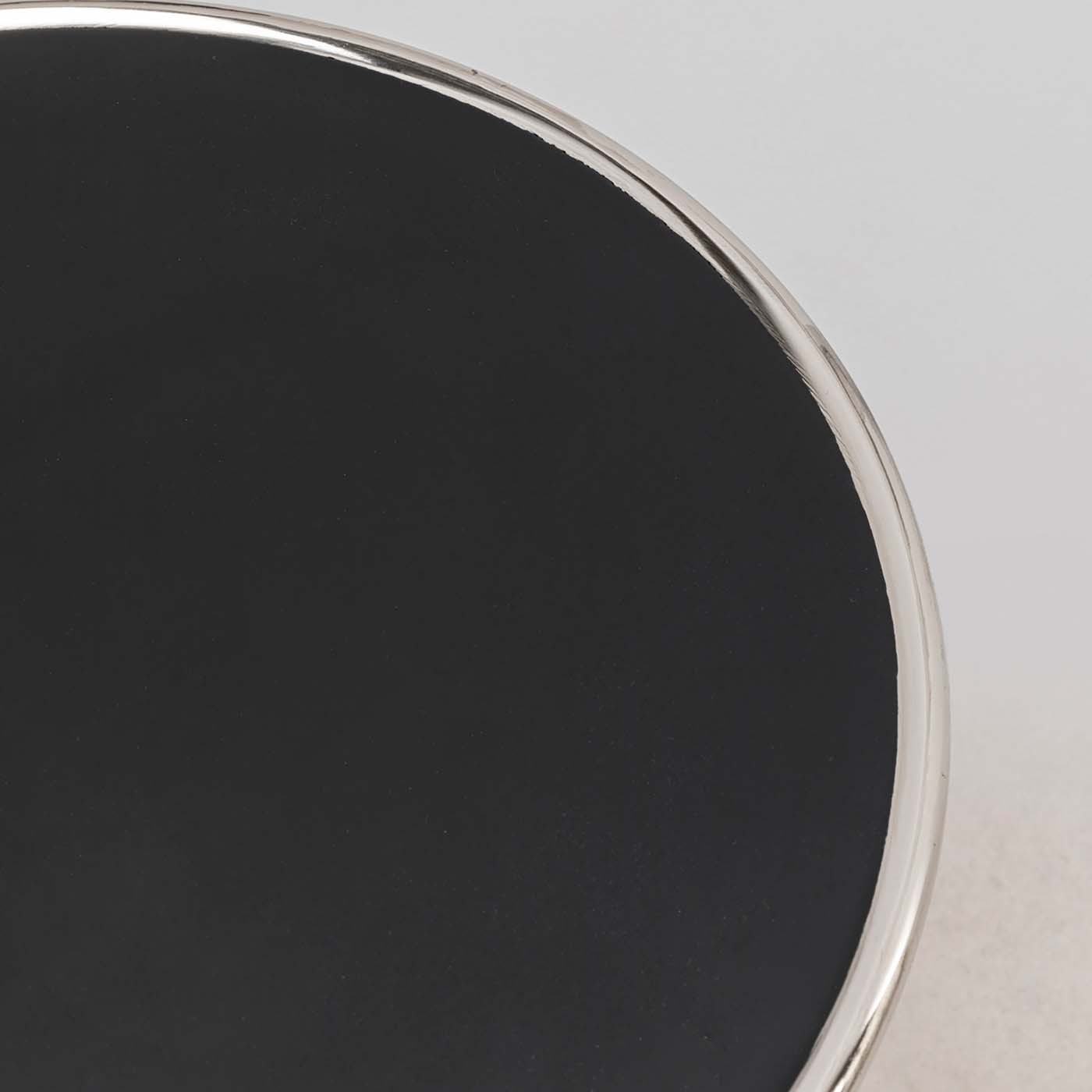 Table d'appoint Spacey 36cm argentée Kare Design