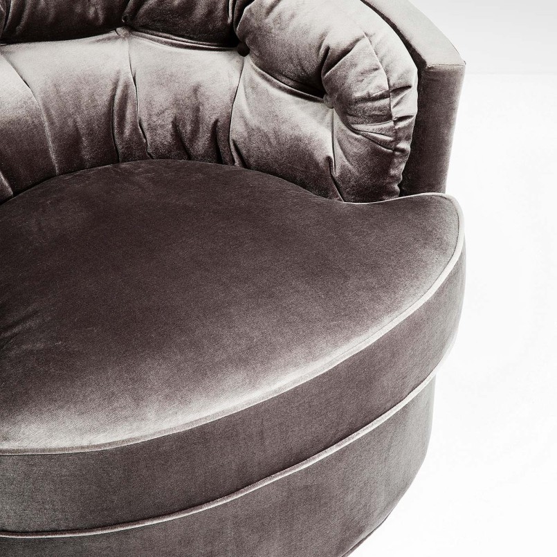 Fauteuil rétro gris - Music Hall - Kare Design