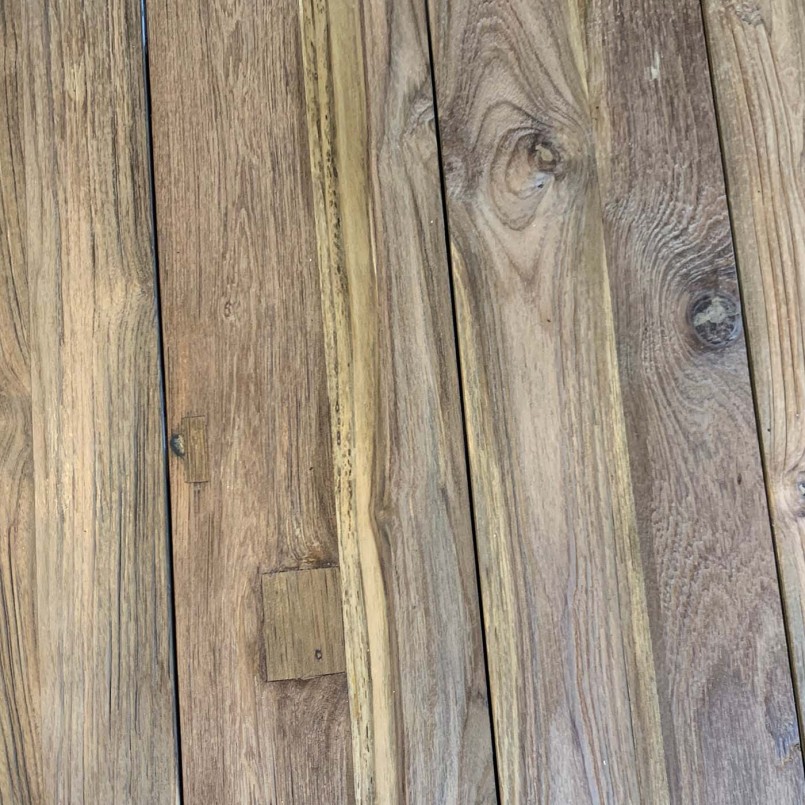 Table basse industrielle en bois - Margarite - Gescova