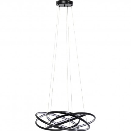 Suspension Saturn LED noire Kare Design
