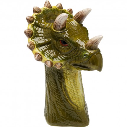 Vase dinosaure vert 33cm Kare Design