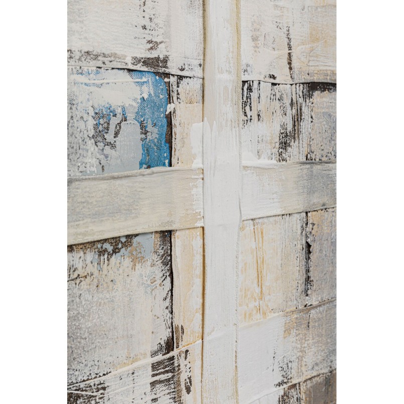 Tableau sur toile Treccia 120x120cm