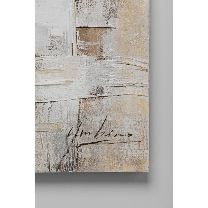 Tableau sur toile Treccia 120x120cm