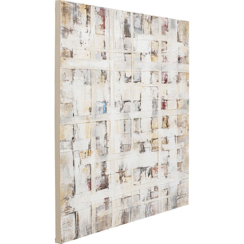 Tableau sur toile Treccia 120x120cm